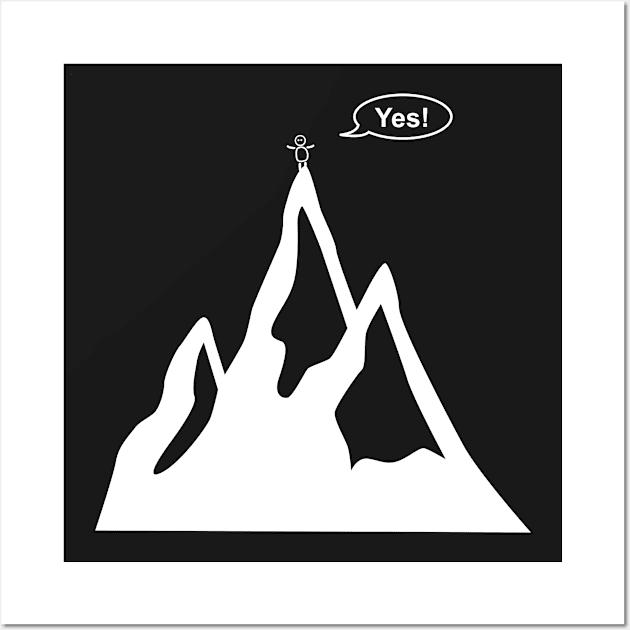 Mountain (dark) Wall Art by MikeDrago